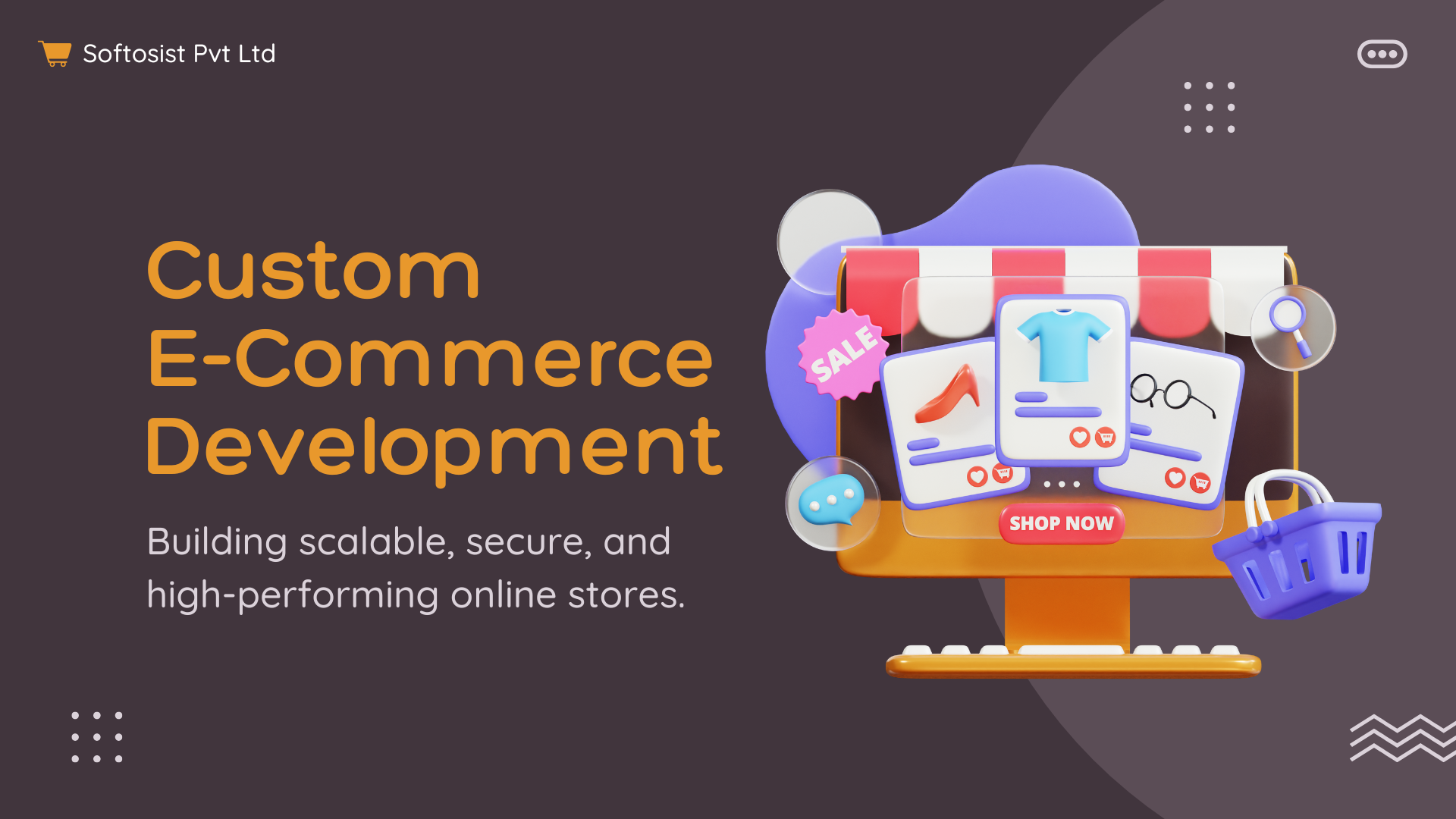 Custom E Commerce website development